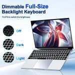 ⁦لابتوب انبكوير 2025 الاحدث ويندوز 11 15.6 انش، 1TB SSD، ذاكرة RAM ثنائية القناة 32GB، معالج رباعي النواة (بحد اقصى 2.9GHz)، شاشة FHD 1080P، كيبورد باضاءة خلفية، بصمة اصبع، كاميرا ويب، ميني HDMI، WiFi5⁩ - الصورة ⁦5⁩