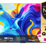 TCL تلفزيون ذكي 75 بوصة 4K QLED HDR 10+ دولبي فيجن اتموس جيم ماستر نطاق الوان واسع، تقنية كوانتوم دوت 75C645 - ضمان لمدة عام (موديل 2023)