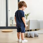 ⁦طقم ملابس صيفية للاولاد مكون من تي شيرت وشورت من زولينوفا، ملابس اطفال اولاد، تصميم الفضاء والديناصورات، 4-7 سنوات⁩ - الصورة ⁦4⁩