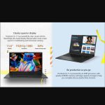 ⁦اسس لابتوب فيفو بوك جو رفيع للاعمال مقاس 15.6 انش ومعالج AMD رايزن 3 7320U وذاكرة RAM DDR5 8GB وSSD 1TB وكاميرا ويب وUSB C ووضع مسطح 180 درجة وواي فاي وبلوتوث 5.1 وويندوز 11 مع قطعة قماش⁩ - الصورة ⁦3⁩