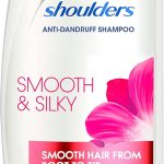هيد اند شولدرز شامبو سموث اند سيلكي مضاد للقشرة للشعر الجاف والمجعد، 190 مل