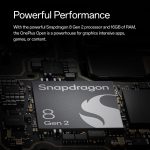 ⁦ون بلس هاتف ذكي فوياجر بنظام اندرويد مفتوح بذاكرة RAM 16GB + 512GB وثنائي شرائح الاتصال بلون اسود وبطارية 4805mAh وشحن سريع 67 واط وكاميرا هاسلبلاد وشاشة سائلة 120Hz⁩ - الصورة ⁦5⁩