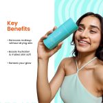 ⁦غسول الوجه المرطب بحمض الهيالورونيك وفيتامين B5 للنساء والرجال من فوكس تيل | تنظيف المسام | التحكم في الاوساخ | مزيل مكياج | منظف لجميع انواع البشرة - 100 مل⁩ - الصورة ⁦2⁩