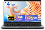 بي ماكس لابتوب للالعاب بشاشة 14 انش LPDDR4 سعة 8GB وSSD سعة 256GB، لابتوب للالعاب N5000 (حتى 2.7Ghz)، لابتوب