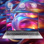 ⁦لابتوب العاب 14 انش من فونيت، لابتوب 2025 ويندوز 11 برو، 8GB RAM 256GB SSD، معالج انتل الجيل 11 N5095 (حتى 2.9GHz)، FHD 1920×1080، بلوتوث 4.2⁩ - الصورة ⁦6⁩