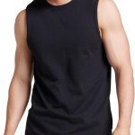 تي شيرت بتصميم أساسي للرجال يبرز العضلات من راسل اثيلتك