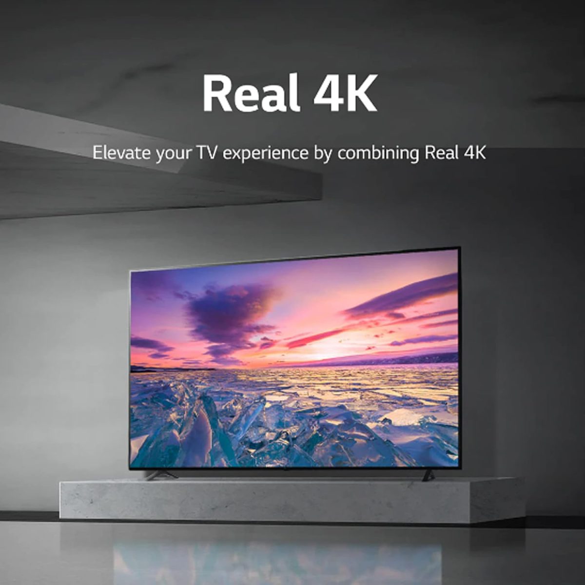 ⁦LG تلفزيون الترا اتش دي 4 كيه 55 بوصة سلسلة UQ8000، تصميم شاشة سينما 4 كيه اكتيف HDR ويب او اس سمارت بتقنية الذكاء الاصطناعي ثينكيو ضمان لمدة عام، اسود، 55UQ80006LD-AMRG⁩ - الصورة ⁦11⁩