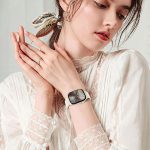 ⁦سوار ساعة جلدي مغناطيسي من تشانشي متوافق مع سوار ساعة ابل 40 ملم 38 ملم 41 ملم 42 ملم 44 ملم 45 ملم 46 ملم، سوار انيق من الجلد المحبب للنساء والرجال اي ووتش الترا اس اي سلسلة 10/9/8/7/6/5/4/3/2/1⁩ - الصورة ⁦8⁩