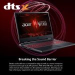 ⁦ايسر لابتوب العاب نيترو 5 الجيل 12 انتل كور i5-12500H / 16GB RAM / 512GB SSD / 4GB انفيديا جيفورس RTX 3050 Ti GPU / شاشة 15.6 انش FHD 144Hz IPS / ويندوز 11 هوم / اسود اوبسيديان وكيبورد انجليزي⁩ - الصورة ⁦8⁩