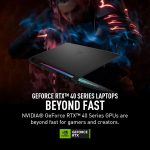 ⁦MSI لابتوب العاب كاتانا A15 AI 15.6 انش 165Hz QHD للالعاب، رايزن 9-8945HS، انفيديا جيفورس RTX 4070، 32GB DDR5، 1TB NVMe SSD، كولر بوست 5، ويندوز 11: اسود B8VG-450US⁩ - الصورة ⁦4⁩