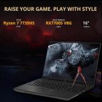 ⁦اسس لابتوب العاب تي يو اف A16 - AMD رايزن 7 7735HS - RX7700S بيت RTX 3060-16 WUXGA 165Hz - كيبورد باضاءة خلفية RGB - ثاندربولت 4 - كاميرا ويب - كيبل HDMI - 2024 (32GB RAM | 2TB PCIe SSD)⁩ - الصورة ⁦3⁩