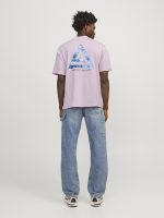 ⁦JACK & JONES Mens TRIANGLE SUMMER TEE CREW NECK SN Modern⁩ - الصورة ⁦4⁩