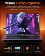 ⁦لابتوب كايجر 2025 بمعالج AMD رايزن 7 5700U (8C/16T حتى 4.3GHz) وRAM 16GB وSSD NVMe 512GB وبطاقة عرض مرئي راديون RX فيجا 8 وشاشة FHD 16 انش وواي فاي 6 وبطارية 53Wh وكيبورد باضاءة خلفية⁩ - الصورة ⁦7⁩