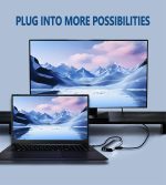 ⁦لابتوب ان بي في سي اكس اس دي 17 انش ويندوز 11.8GB RAM 512GB SSD معالج سيليرون رباعي النواة (حتى 2.9GHz)، شاشة IPS FHD مع منفذ نوع C وواي فاي وUSB 3.0⁩ - الصورة ⁦5⁩