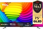 TCL تلفزيون ذكي 75 بوصة 4K QLED HDR 10+ بتقنية كوانتوم دوت دولبي فيجن اتموس جيم ماستر كوانتوم دوت تصميم نحيف 75C647 - ضمان لمدة عام (موديل 2023)