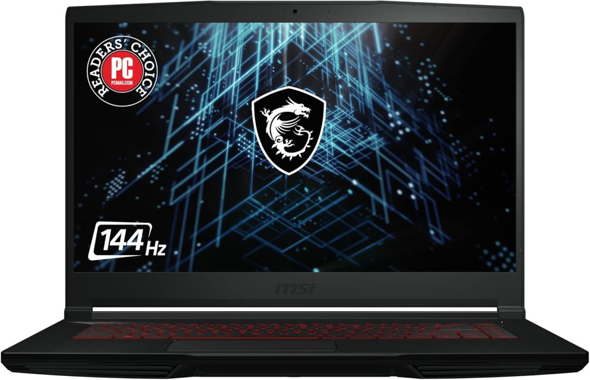 MSI لابتوب العاب GV63 15.6 انش 144Hz انتل كور i5-11400H GTX1650 8GB 512GB NVMe SSD ويندوز 11 - اسود (11SC-825)