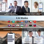 ⁦نظارات شمسية ذكية مفتوحة الاذن من تولبيز، ترجمة نظارات بالذكاء الاصطناعي، عدسات متغيرة اللون، نظارات شمسية مستقطبة بلوتوث، مساعد صوتي⁩ - الصورة ⁦4⁩