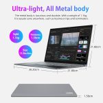 ⁦لابتوب موروسترون W11 بشاشة IPS 13.5 انش 3K (3000 × 2000) الجيل العاشر i5-1035G1 حتى 3.6GHz و16GB + 512GB SSD، نوت بوك معدني بالكامل، كيبورد باضاءة خلفية، نوع C، اصبع⁩ - الصورة ⁦5⁩