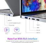 ⁦لابتوب موروسترون W11 بشاشة IPS 13.5 انش 3K (3000 × 2000) الجيل العاشر i5-1035G1 حتى 3.6GHz و16GB + 512GB SSD، نوت بوك معدني بالكامل، كيبورد باضاءة خلفية، نوع C، اصبع⁩ - الصورة ⁦3⁩
