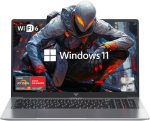 ⁦لابتوب كايجر 2025 بمعالج AMD رايزن 7 5700U (8C/16T حتى 4.3GHz) وRAM 16GB وSSD NVMe 512GB وبطاقة عرض مرئي راديون RX فيجا 8 وشاشة FHD 16 انش وواي فاي 6 وبطارية 53Wh وكيبورد باضاءة خلفية⁩ - الصورة ⁦4⁩