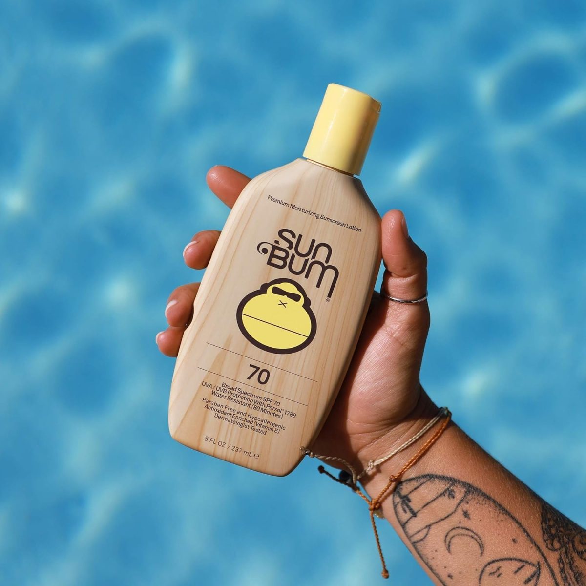 ⁦Sun Bum Spf 70 Original Sunscreen Lotion, 237 Ml⁩ - الصورة ⁦5⁩