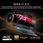⁦اسس لابتوب العاب تي يو اف A15 بشاشة 15.6 انش FHD 144Hz ومعالج AMD رايزن 7 7435HS وانفيديا جيفورس RTX 3050 وذاكرة DDR5 16GB وSSD 512GB وكيبورد باضاءة خلفية وواي فاي 6 وويندوز 11 برو، اسود، مجموعة قاعدة⁩ - الصورة ⁦8⁩