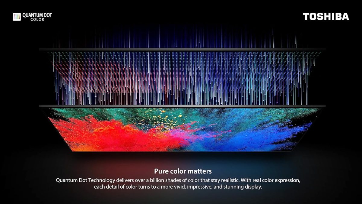 ⁦توشيبا محرك ريجزا ذكي 55 بوصة 4K QLED UHD LED - 55M550LW (موديل 2023)⁩ - الصورة ⁦5⁩