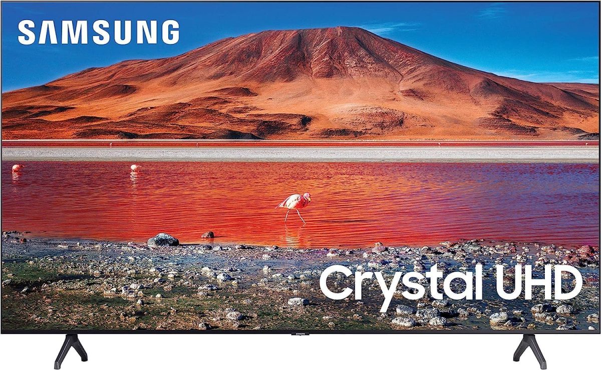 سامسونج تلفزيون ذكي 85 بوصة TU7000 4K كريستال UHD HDR - النسخة العالمية