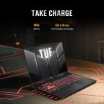 ⁦اسس لابتوب العاب تي يو اف A16 بشاشة 16 انش FHD+ 16:10 165Hz ومعالج AMD رايزن 9 7940HX، انفيديا جيفورس RTX™ 4060، 16GB DDR5، 512GB PCIe الجيل الرابع SSD، واي فاي 6، ويندوز 11، FA607PV-AS93⁩ - الصورة ⁦5⁩