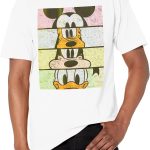 ديزني تي شيرت قصير برقبة دائرية ضيقة للرجال