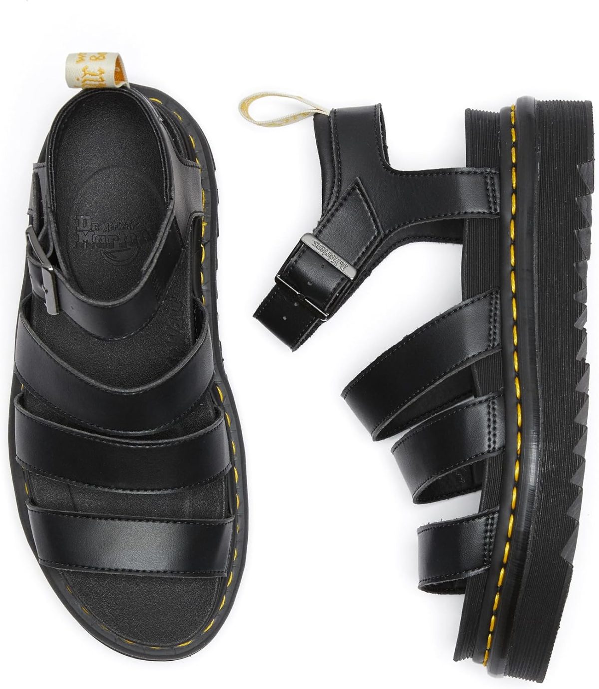 ⁦صندل Dr. Martens Vegan Blaire Cambridge Fisherman نسائي⁩ - الصورة ⁦3⁩