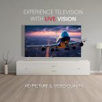 ⁦نوبل تلفزيون LED ذكي 65 بوصة 4K UHD بدون اطار مع اندرويد 13 وHDR ومنافذ HDMI وUSB وشبكة LAN ومدخل محوري ومكبرات صوت مدمجة وواي فاي وتي في او اس بتصميم حوت ودي ال اي دي رفيع للغاية مثالي للمسرح المنزلي⁩ - الصورة ⁦3⁩