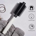 ⁦تانجل تيزر اداة صغيرة دائرية لتصفيف الشعر من بلو ستايلنج، ابيض⁩ - الصورة ⁦4⁩