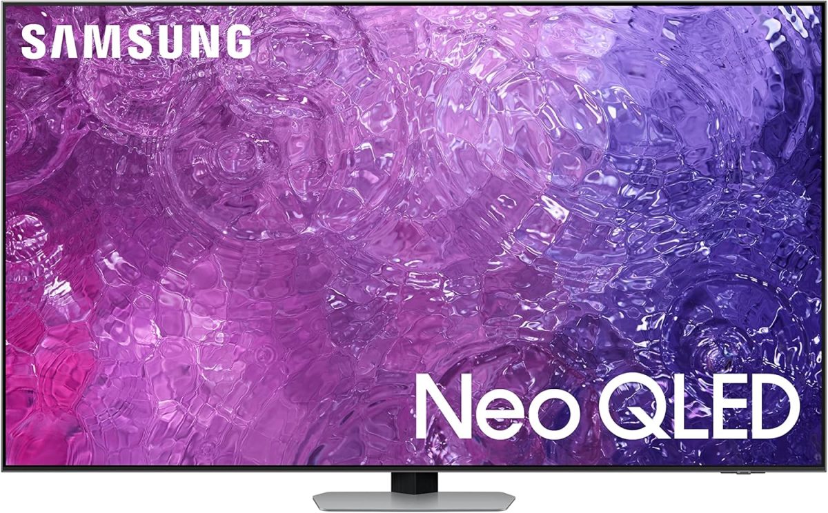 سامسونج تلفزيون نيو QLED 4K معالج كوانتوم عصبي 4K مضاد للانعكاس - QE55QN90CATXXU - موديل 2023 - ضمان لمدة عام (نسخة دولية) مقاس 55 بوصة - QE55QN90CATXXU - ضمان لمدة عام (اصدار عالمي)