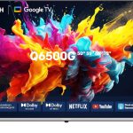 سكاي ورث تلفزيون جوجل سمارت 65 بوصة 4K UHD QLED مع دولبي فيجن HDR، DTS فيرتشوال اكس، يوتيوب، نتفليكس، بلوتوث، فري فيو بلاي، اليكسا مدمج، واي فاي، ضمان لمدة عام من الشركة المصنعة 65Q6500G