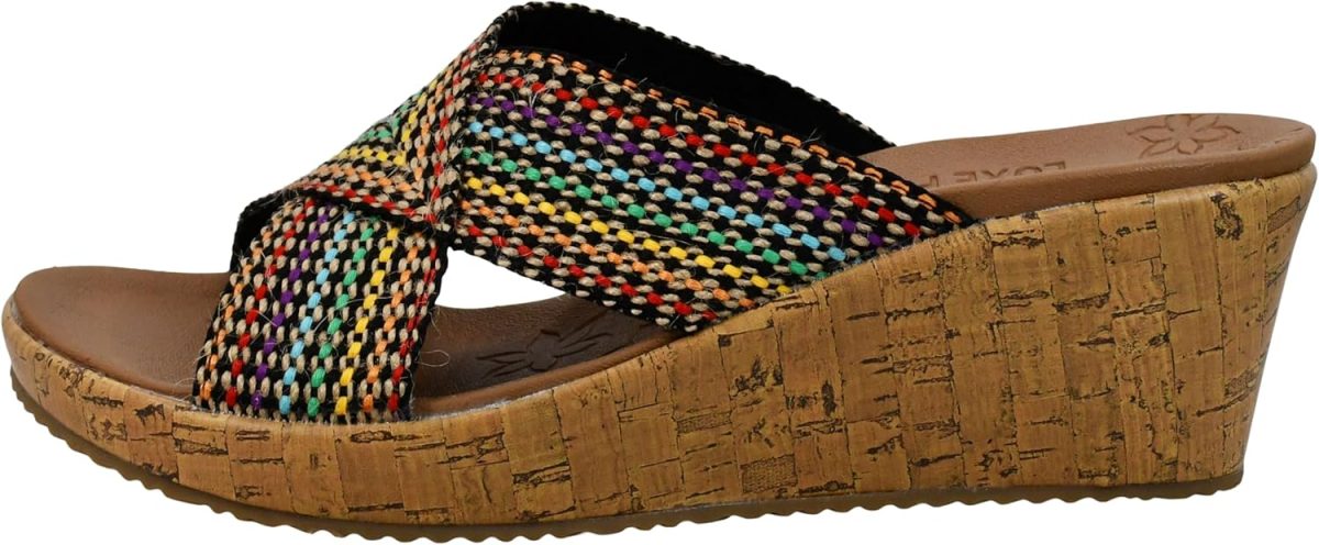 ⁦صندل بكعب وتدي مبهج للنساء من Skechers Cali⁩ - الصورة ⁦7⁩