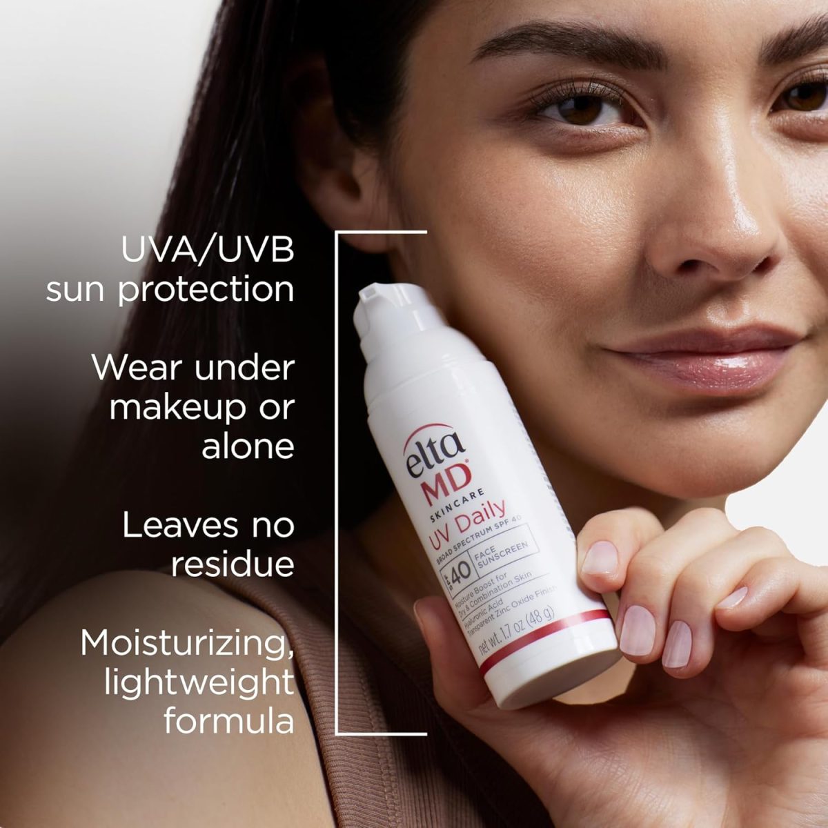 ⁦العنوان: كريم حماية من أشعة الشمس فوق البنفسجية للاستخدام اليومي للبشرة الجافة SPF 40 من EltaMD 7 أونصة⁩ - الصورة ⁦2⁩