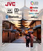 ⁦تلفزيون ذكي 85 بوصة بدون حواف بدقة 4K QLED كوانتوم دوت ويب او اس مع جهاز تحكم عن بعد سحري وبلوتوث وصوت دولبي 2024 من جيه في سي - LT-85NQ7155⁩ - الصورة ⁦3⁩