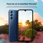⁦سامسونج جوال جالكسي M15 اصدار برايم 5G (توباز ازرق، ذاكرة RAM 4GB، تخزين 128GB) | شاشة سوبر اموليد | كاميرا ثلاثية 50MP | بطارية 6000mAh | ميديا تيك ديمنستي 6100+ | ترقية نظام تشغيل الجيل الرابع⁩ - الصورة ⁦3⁩