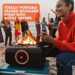 ⁦JBL مكبر صوت محمول للحفلات اثناء التنقل من بارتي بوكس مع اضواء مدمجة وميكروفون لاسلكي، 100 واط من صوت JBL برو قوي، صوت جهوري قوي، مقاوم للرذاذ IPX4، تدفق بلوتوث - اسود، JBLPARTYBOXOTGUK⁩ - الصورة ⁦11⁩
