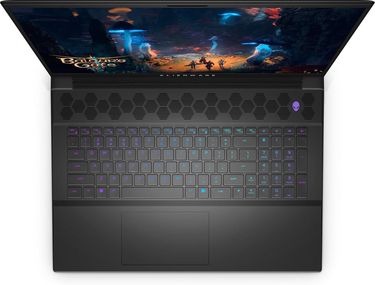 ⁦ديل لابتوب العاب الين وير M18 R2 - انتل كور i9-14900HX، شاشة 18 انش QHD+ (2560 × 1600) 165Hz، 32 GB DDR5 RAM، 1TB SSD، انفيديا جيفورس RTX 4090 ويندوز 11 هوم⁩ - الصورة ⁦2⁩