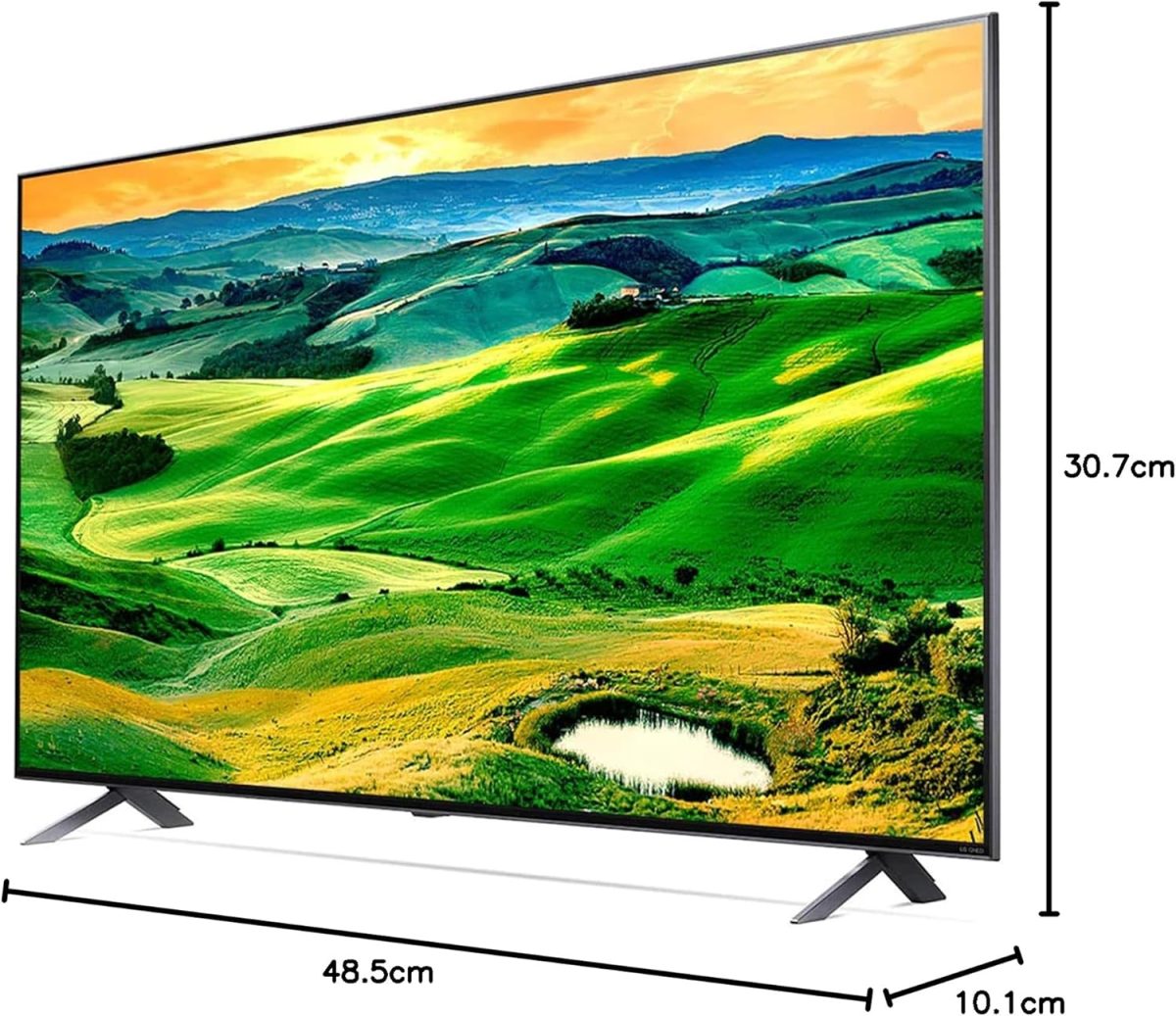 ⁦LG تلفزيون كيو نيد 55 بوصة سلسلة QNED80، تصميم شاشة سينما 4 كيه اكتيف HDR ويب او اس 22 مع تقنية الذكاء الاصطناعي ثينك كيو، اسود⁩ - الصورة ⁦15⁩