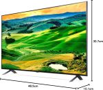 ⁦LG تلفزيون كيو نيد 55 بوصة سلسلة QNED80، تصميم شاشة سينما 4 كيه اكتيف HDR ويب او اس 22 مع تقنية الذكاء الاصطناعي ثينك كيو، اسود⁩ - الصورة ⁦15⁩