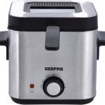 مقلاة عميقة سعة 1.5 لتر مع نافذة عرض من جيباس، GDF36016، ضمان لمدة عامين