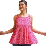 ياش غاليري بلوزة بدون اكمام مطبوعة للنساء من بانديج