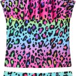 بدلة سباحة تانكيني للبنات من قطعتين بتصميم مكشكش بعامل حماية من الاشعة فوق البنفسجية 50+، اطقم ملابس سباحة رياضية للشاطئ للاطفال