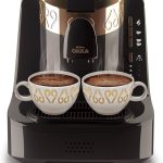 ارزوم اوكا, ماكينة تحضير القهوة التركية الكهربائية الاحترافية، اوتوماتيكية بالكامل، اسود، نحاسي، OK001B، اصدار الامارات العربية المتحدة