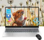 HP لابتوب بافليون بشاشة لمس HD 15.6 انش | ذاكرة RAM 16GB | SSD 1TB | انتل كور i3-1215U حتى 4.1GHz | بطارية 11 ساعة | ويندوز 11 | USB-C وHDMI | فضي انيق | مع ماوس