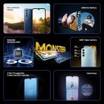⁦سامسونج جوال جالكسي M15 اصدار برايم 5G (توباز ازرق، ذاكرة RAM 4GB، تخزين 128GB) | شاشة سوبر اموليد | كاميرا ثلاثية 50MP | بطارية 6000mAh | ميديا تيك ديمنستي 6100+ | ترقية نظام تشغيل الجيل الرابع⁩ - الصورة ⁦2⁩