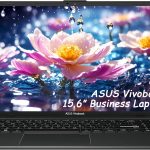 اسس لابتوب فيفو بوك جو رفيع للاعمال مقاس 15.6 انش ومعالج AMD رايزن 3 7320U وذاكرة RAM DDR5 8GB وSSD 1TB وكاميرا ويب وUSB C ووضع مسطح 180 درجة وواي فاي وبلوتوث 5.1 وويندوز 11 مع قطعة قماش